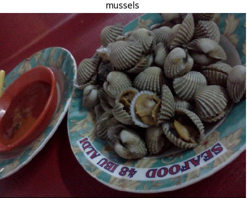 mussels (?)